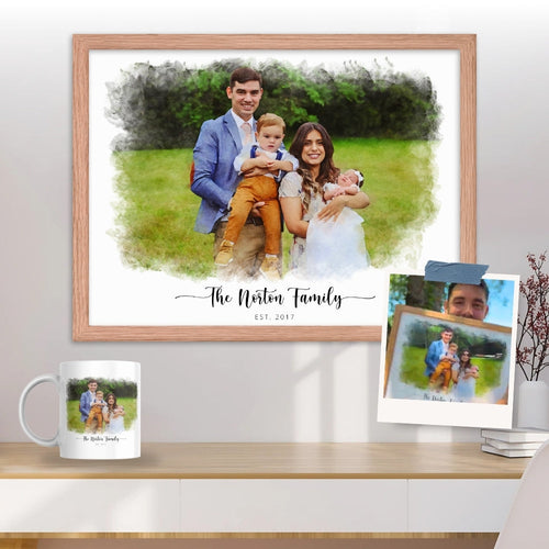 Dalete's Masterpiece: A Heartwarming Family Portrait