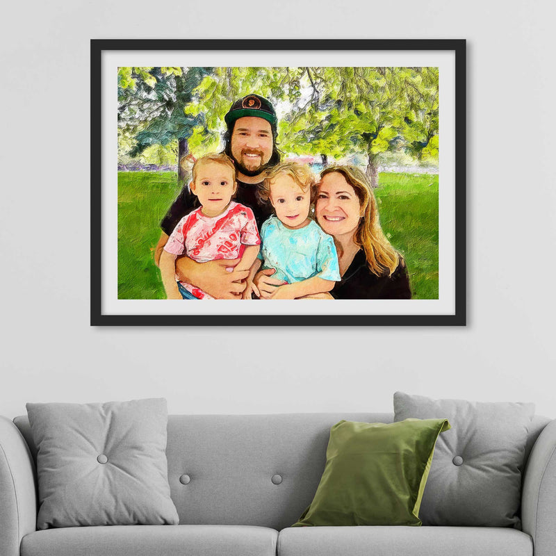 Custom Family Photo Portrait