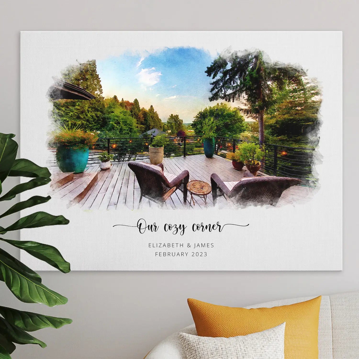 Custom Favorite Place Portrait