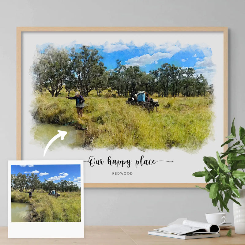 Custom Favorite Place Portrait