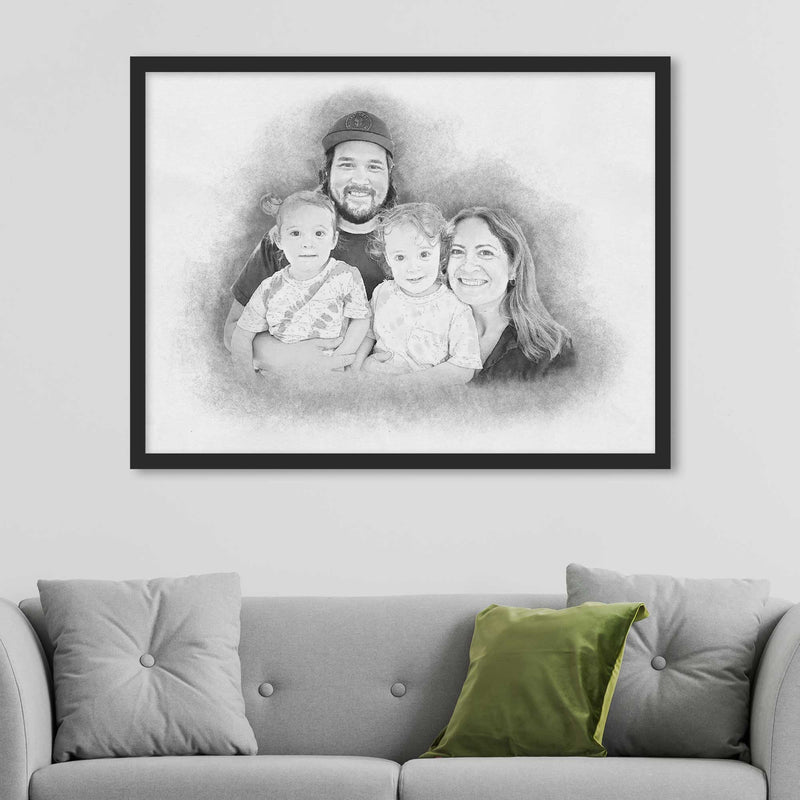 Custom Family Photo Portrait
