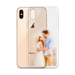 Load image into Gallery viewer, Custom Couple Portrait Phone Case
